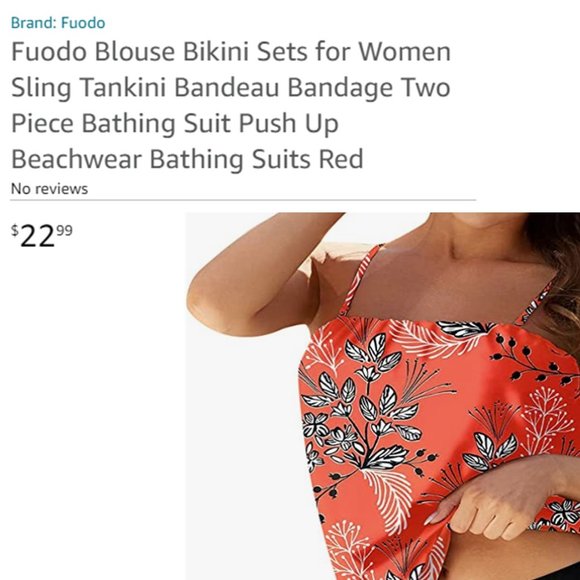 FUODO Blouson Two Piece Modest Swimwear 🏖️ NEW! - Picture 11 of 11